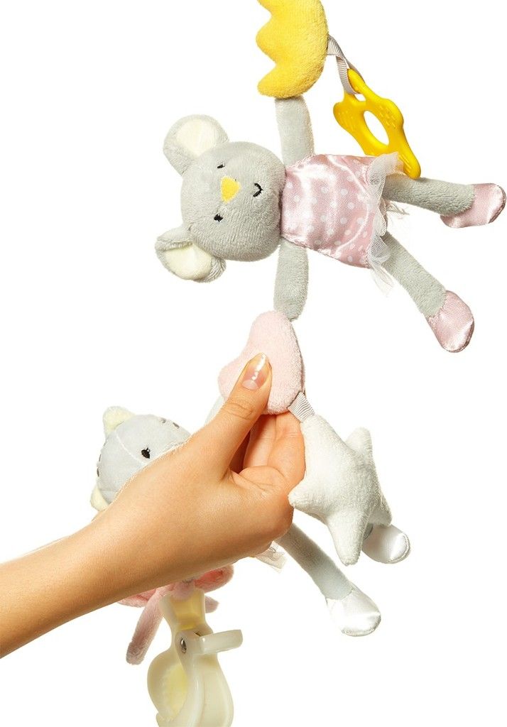 BABYONO Hrazdička závěsná baleríny 45cm, 0m+ - obrázek 6