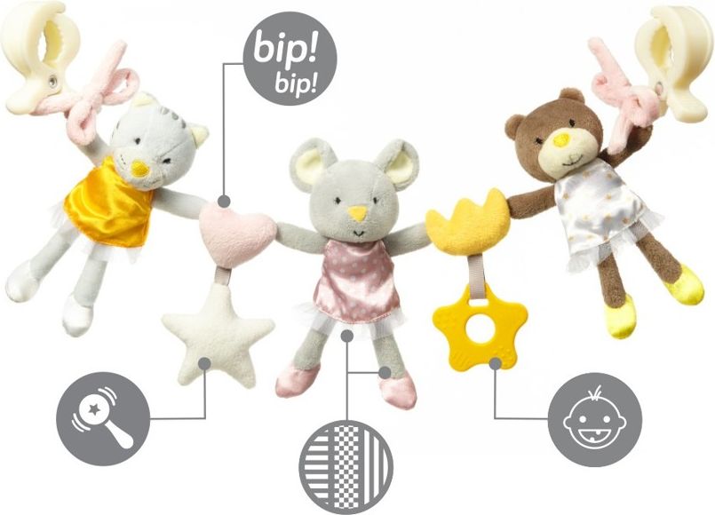 BABYONO Hrazdička závěsná baleríny 45cm, 0m+ - obrázek 12