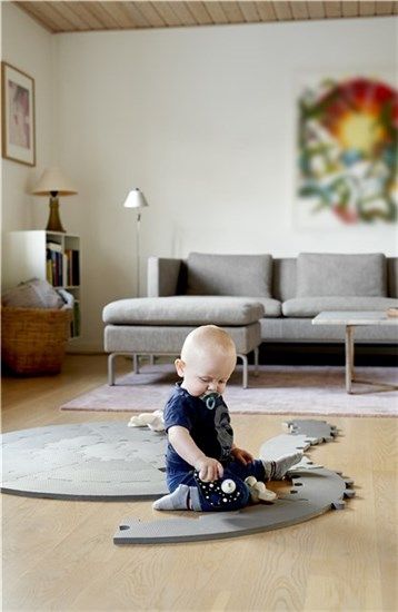 Baby Dan Korková hrací podložka puzzle 90x90cm 9 ks - obrázek 3
