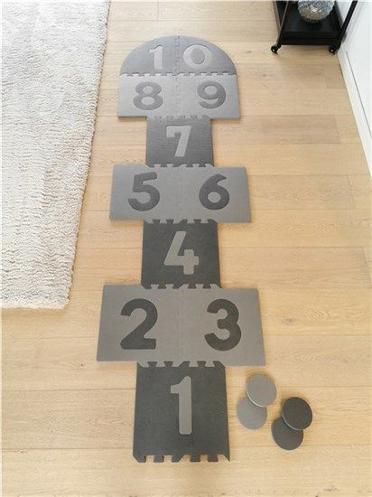 BABYDAN Panák skákací - podložka puzzle 90x90 cm - obrázek 2
