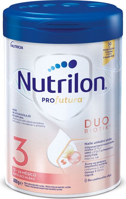 Nutrilon 3 Profutura DUOBIOTIK 800 g - obrázek 1