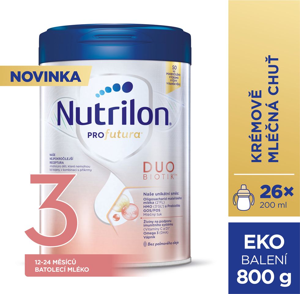 Nutrilon 3 Profutura DUOBIOTIK 800 g - obrázek 2