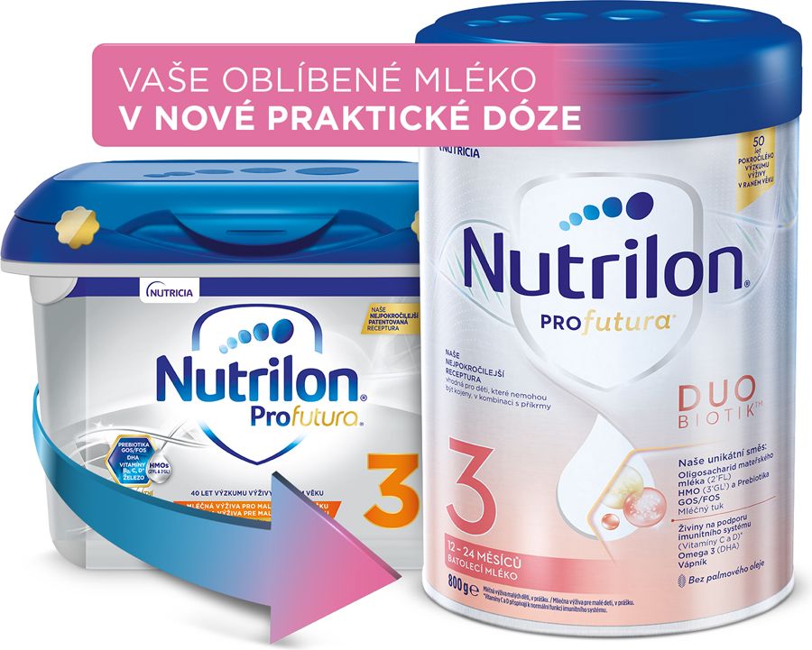 Nutrilon 3 Profutura DUOBIOTIK 800 g - obrázek 3