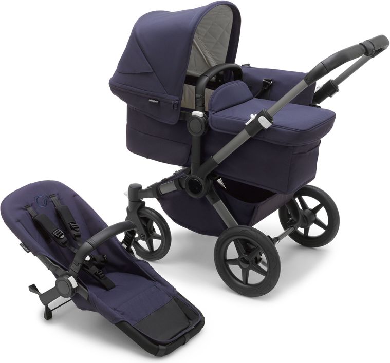 Bugaboo Donkey5 Kompletní kočárek Mono Classic Graphite/Dark navy - obrázek 2