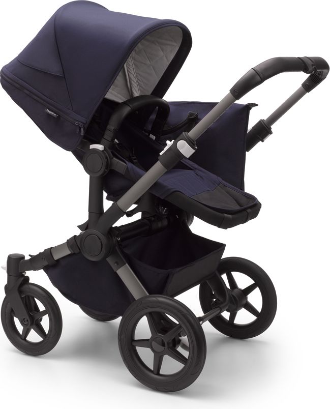 Bugaboo Donkey5 Kompletní kočárek Mono Classic Graphite/Dark navy - obrázek 3