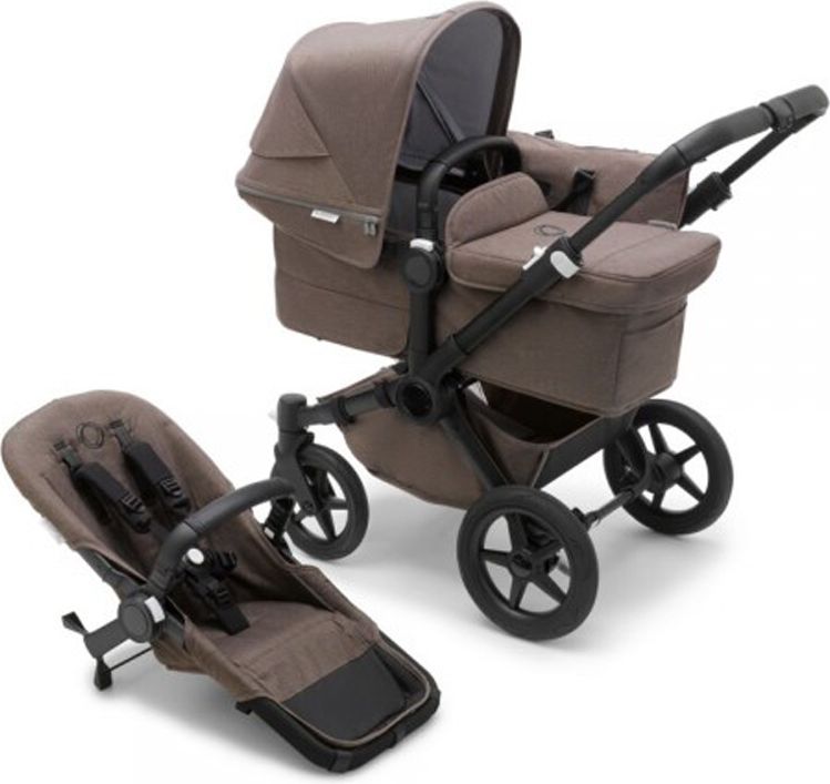 BUGABOO Donkey 5 Mineral Kompletní kočárek Mono Mineral Black/Taupe - obrázek 4