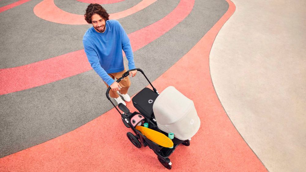 BUGABOO Donkey 5 Kočárek kompletní Mono Graphite/Grey mélange-Grey mélange - obrázek 10