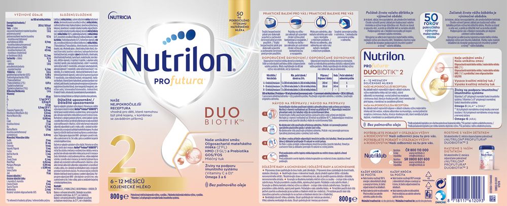 Nutrilon 2 Profutura DUOBIOTIK 800 g - obrázek 4