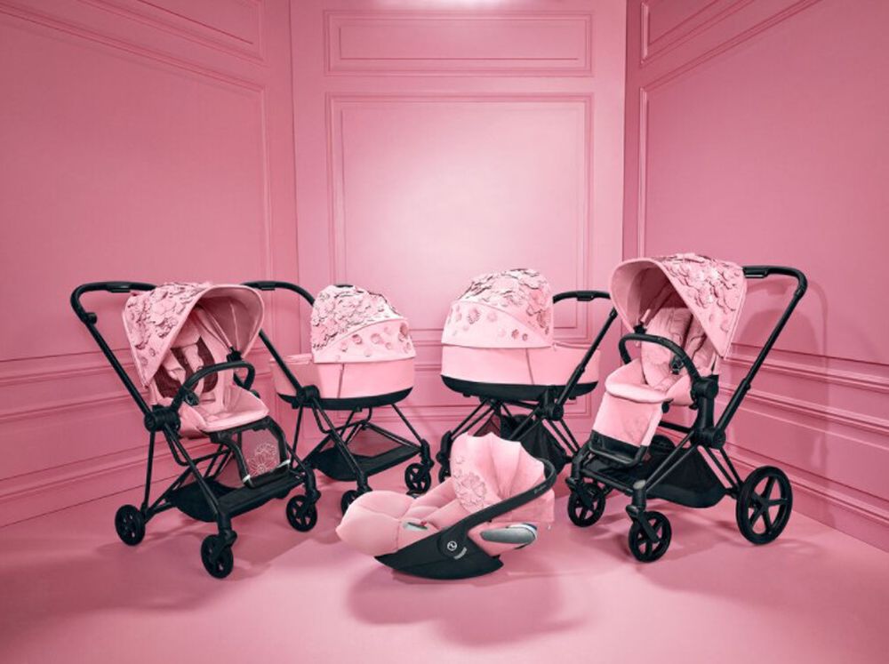 Cybex Priam Seat Pack Simply Flowers Light Pink 2022 - obrázek 5