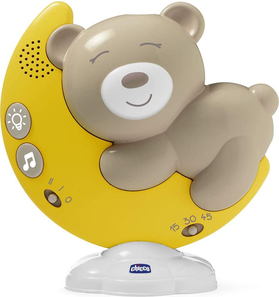 Chicco projektor s melodií Next 2 Moon medvídek šedý - obrázek 2