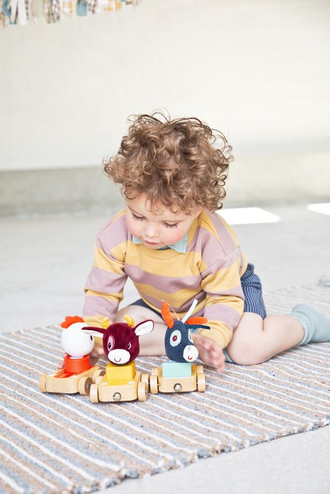 LILLIPUTIENS Set 3 dřevěných autíček - Farma - obrázek 15