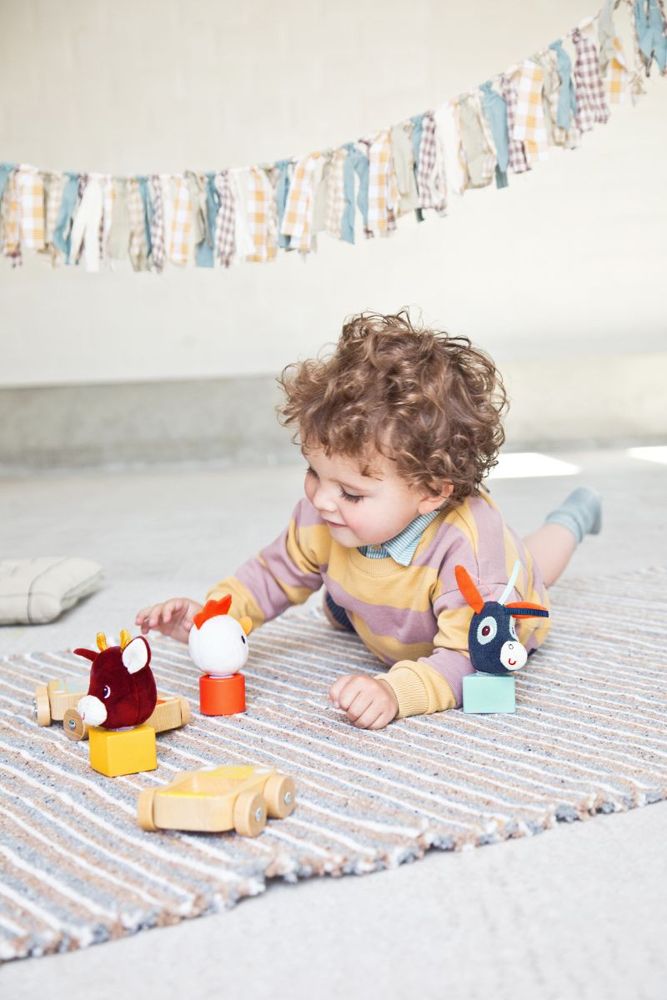 LILLIPUTIENS Set 3 dřevěných autíček - Farma - obrázek 18