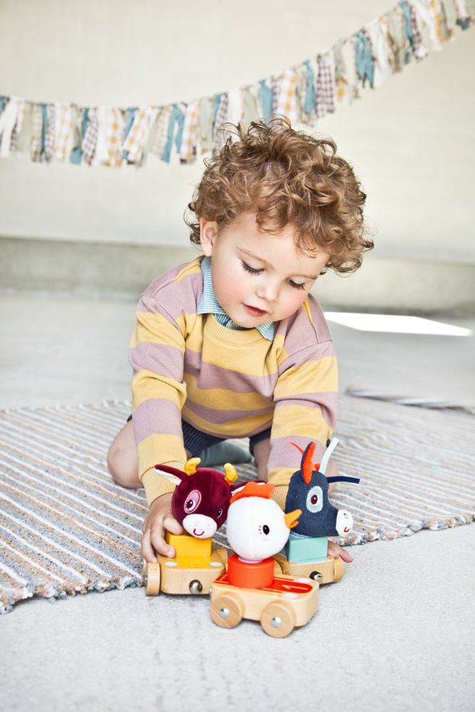 LILLIPUTIENS Set 3 dřevěných autíček - Farma - obrázek 19