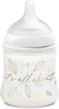 SUAVINEX Gold Kojenecká láhev 150 ml fyziologická průtok S krémová - obrázek 2