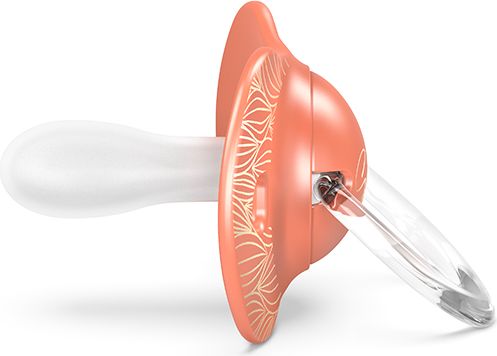 SUAVINEX Gold Fyziologický dudlík +18m Premium oranžová - obrázek 2
