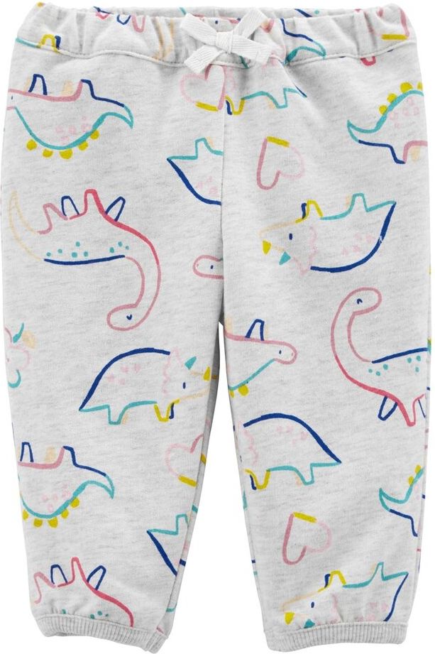 CARTER'S Tepláky Grey Dino holka 9m - obrázek 1