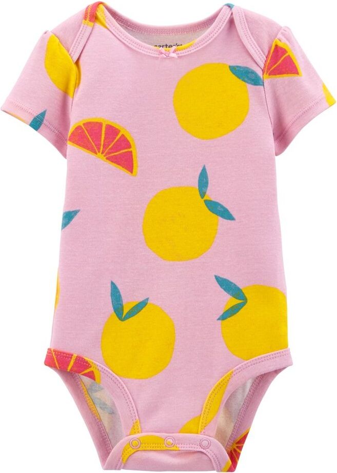 CARTER'S Body krátký rukáv Purple Lemon holka 18m - obrázek 1