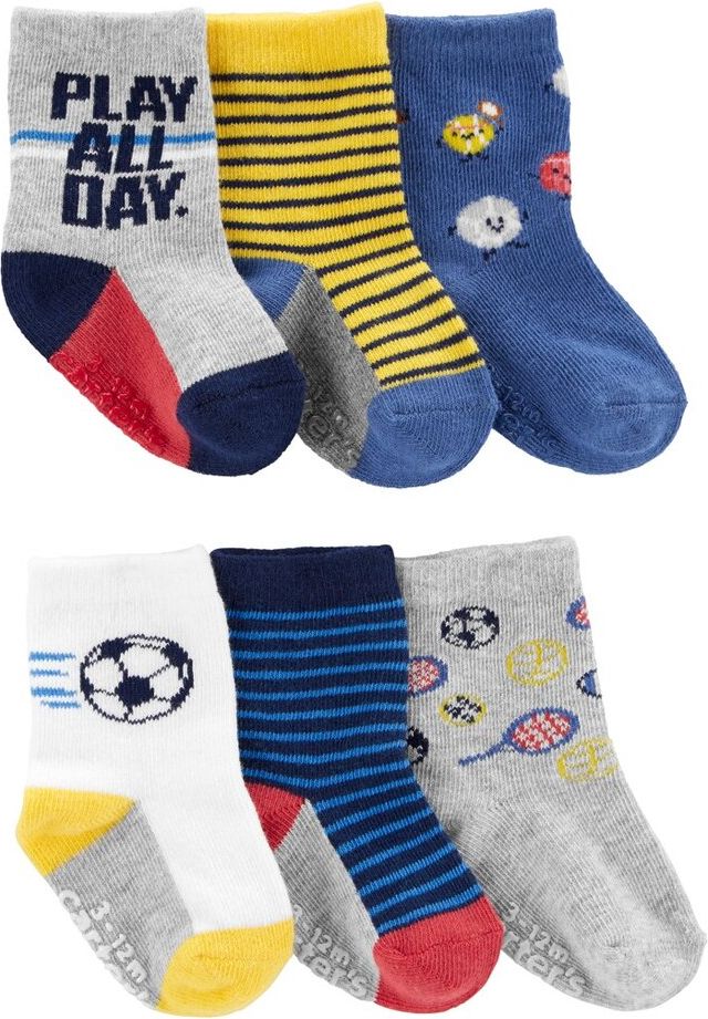 CARTER'S Ponožky Sport chlapec 6ks 3-12m - obrázek 1