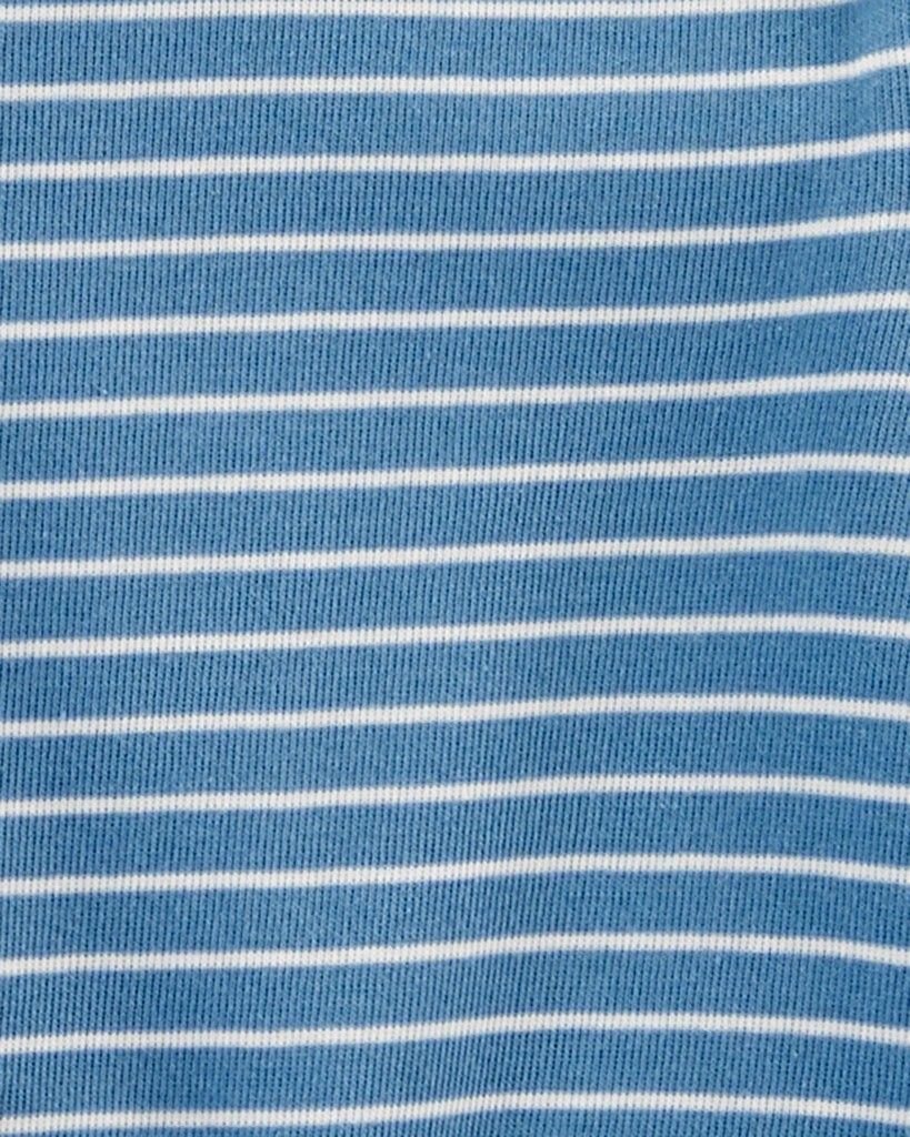 CARTER'S Body dlouhý rukáv Blue Animals chlapec 4ks NB/ vel. 56 - obrázek 3