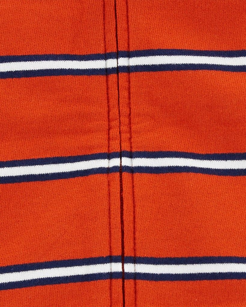 CARTER'S Set 3dílná vesta, tepláky, body dl. rukáv Orange Stripes chlapec 24m - obrázek 2
