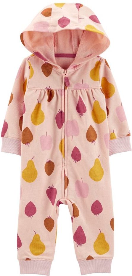 CARTER'S Overal bez nožiček s kapucí Pink Fruit holka 6m - obrázek 1