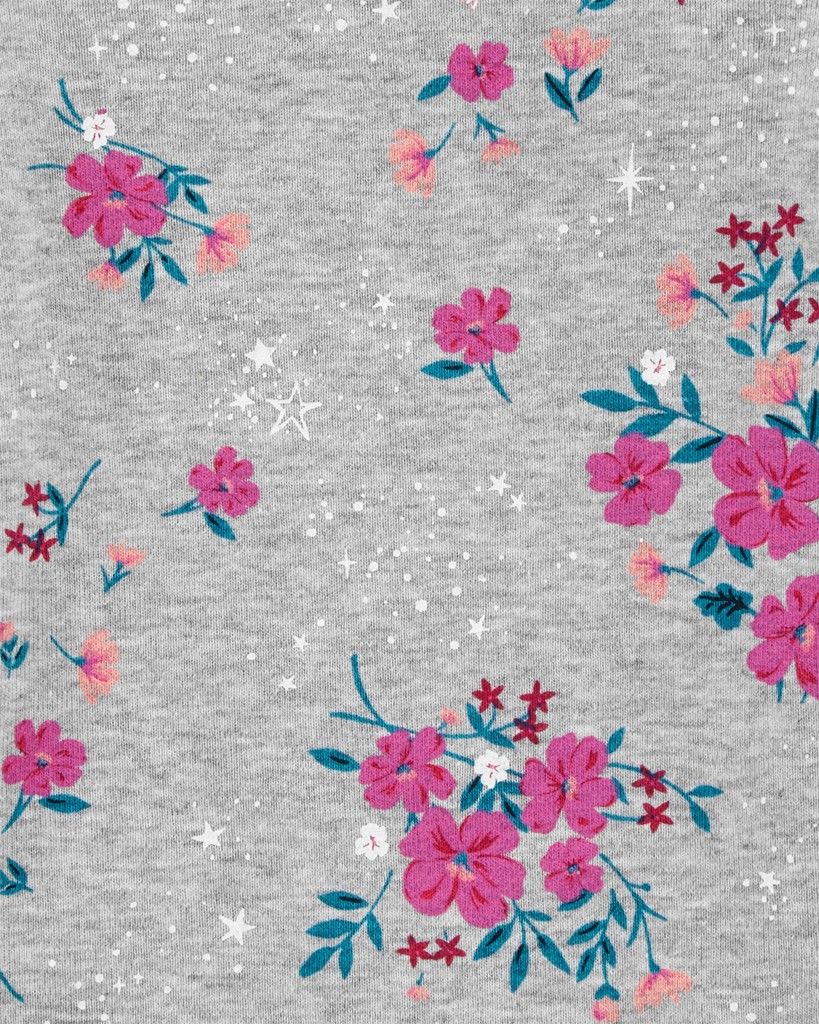 CARTER'S Body dlouhý rukáv Turquoise Panda holka 4ks NB/ vel. 56 - obrázek 3