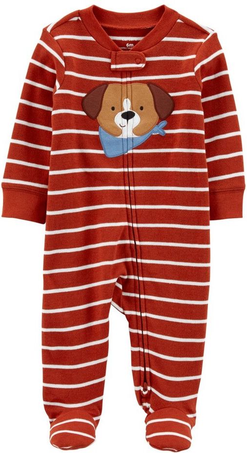 CARTER'S Overal na zip Sleep&Play Dog Red chlapec PRO /vel. 46 - obrázek 1
