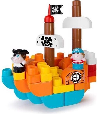 CHICCO Stavebnice App Toys 60 ks - Ostrov pokladu - obrázek 1