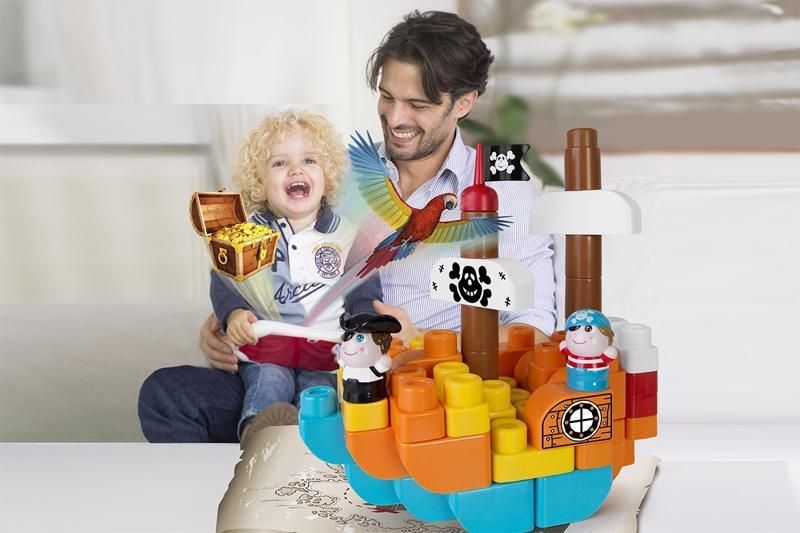 CHICCO Stavebnice App Toys 60 ks - Ostrov pokladu - obrázek 3