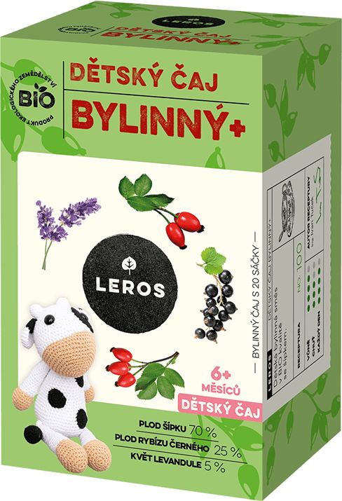 2x LEROS BIO Čaj dětský bylinný 20x2g - obrázek 2