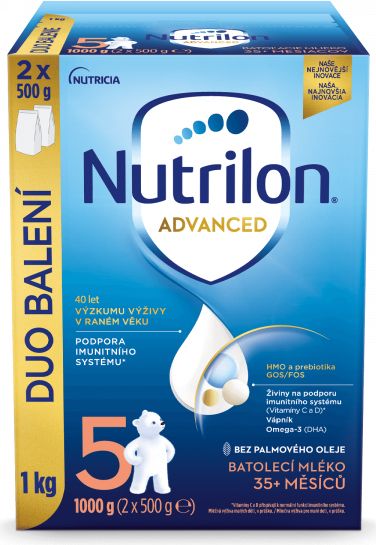 Nutrilon 5 Advanced DUO balení 6 x 1 kg - obrázek 2