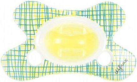 DIFRAX Šidítko MINI dental 0-6 žlutozelené - obrázek 1