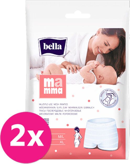 2x BELLA MAMMA Síťované kalhotky M/L (2 ks) - obrázek 1
