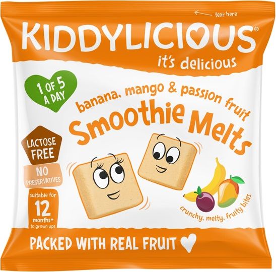 3x KIDDYLICIOUS Ovocné polštářky z banánu, manga a marakuji - obrázek 2