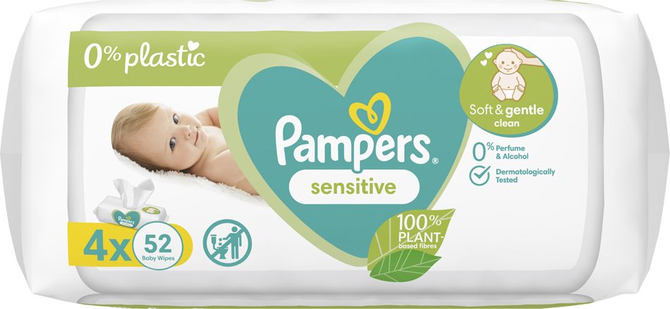 Pampers New Baby Dětské Čisticí Ubrousky 4 Balení = 200 Čisticích ubrousků - obrázek 4