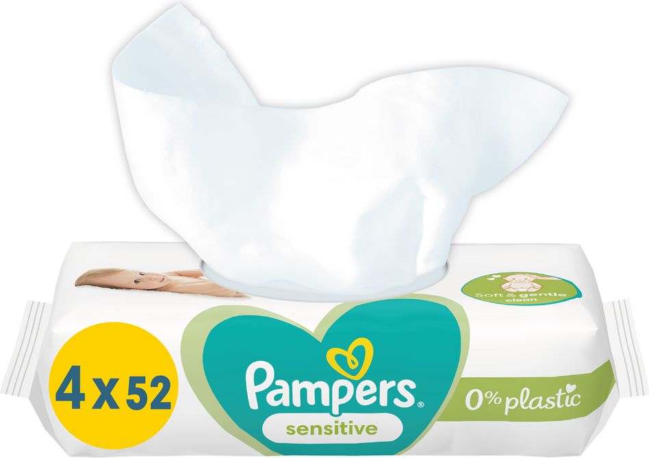 Pampers New Baby Dětské Čisticí Ubrousky 4 Balení = 200 Čisticích ubrousků - obrázek 5