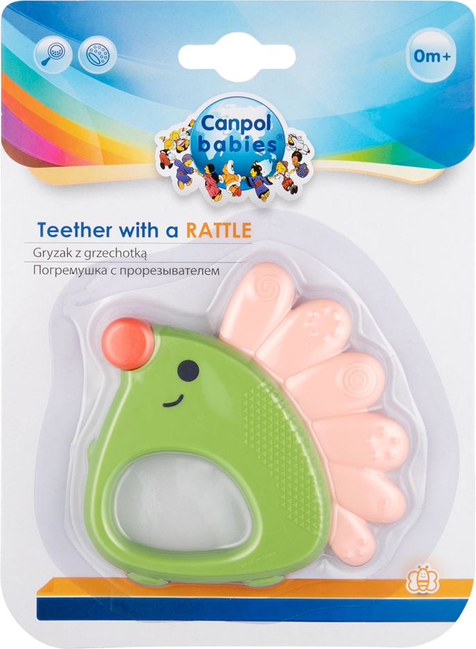 CANPOL BABIES Chrastítko s kousátkem Ježek - obrázek 2