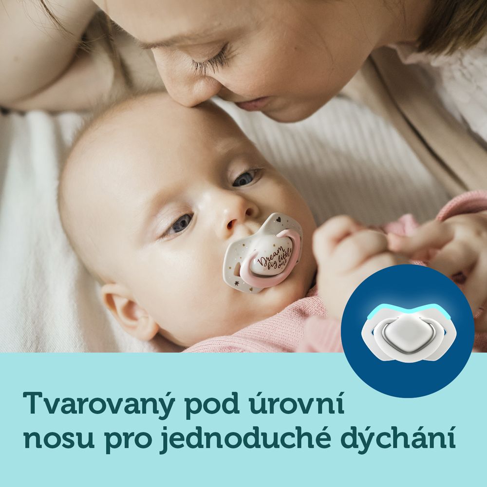 CANPOL BABIES Set symetrických silikonových dudlíků Light touch 18m+ Sleepy koala modrý - obrázek 13