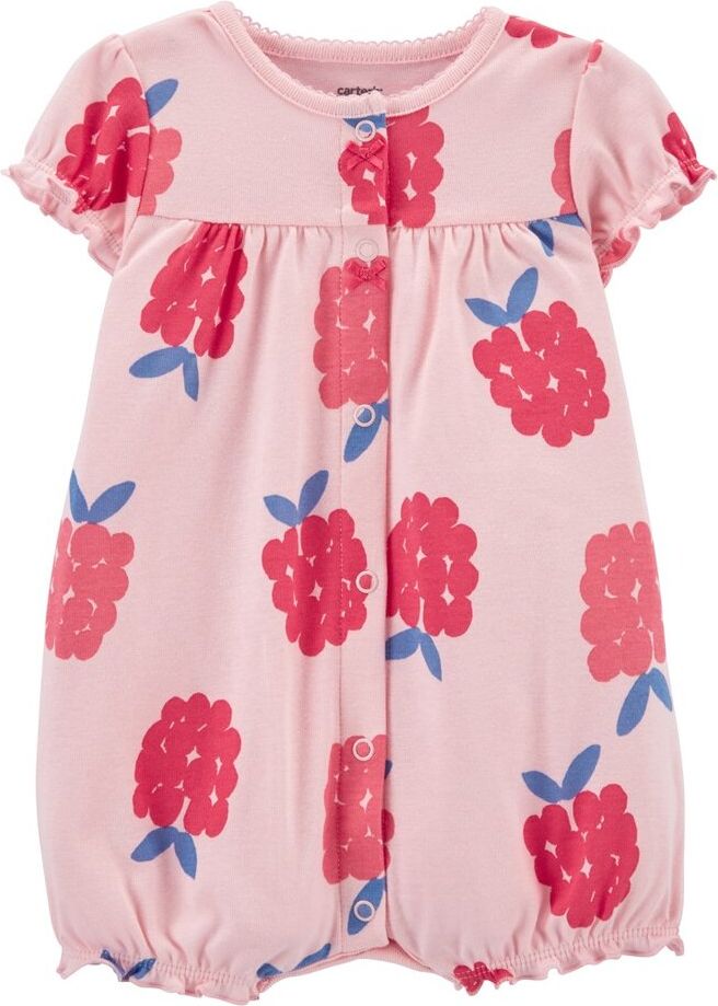 CARTER'S Overal letní krátký rukáv Pink Raspberry holka 24m - obrázek 1