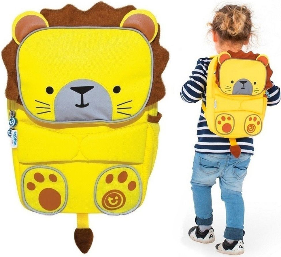 TRUNKI Batůžek reflexní žlutý lev 2r+ - obrázek 2