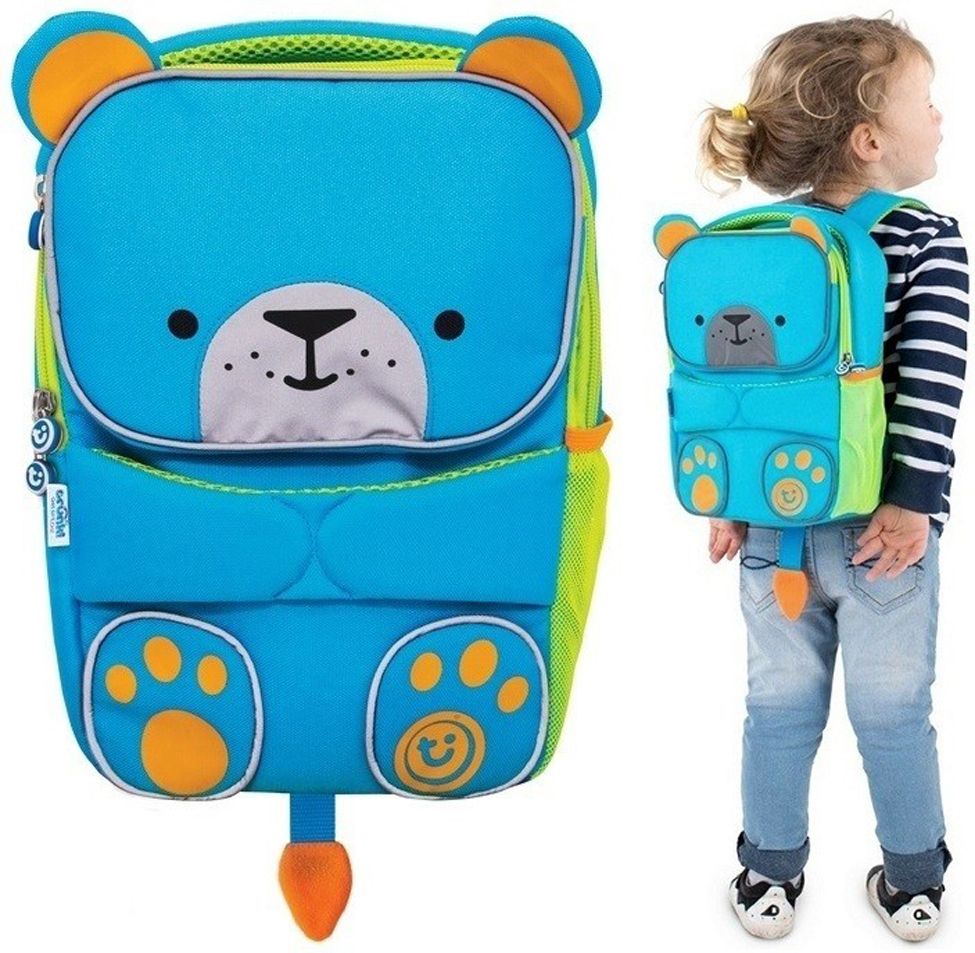 TRUNKI Batůžek reflexní modrý medvídek 2r+ - obrázek 2