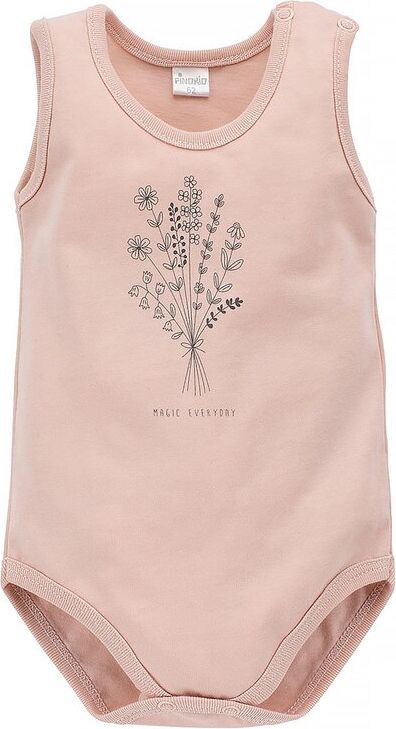 PINOKIO Body na ramínka Summer Mood pink vel. 68 - obrázek 1