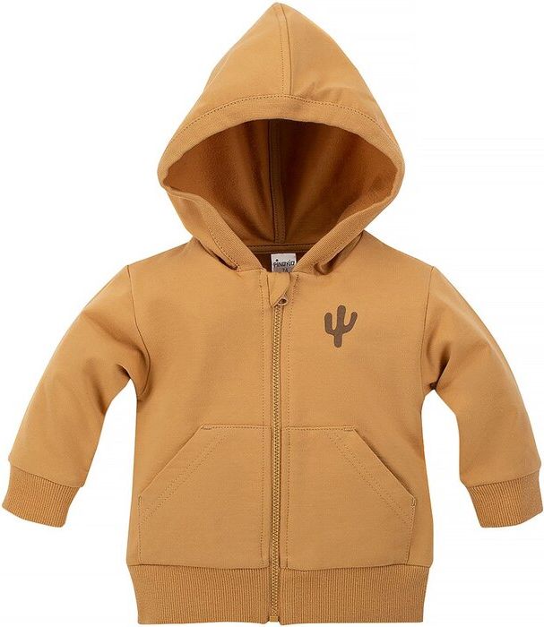 PINOKIO Mikina za zip s kapucí Free Soul yellow vel. 98 - obrázek 1