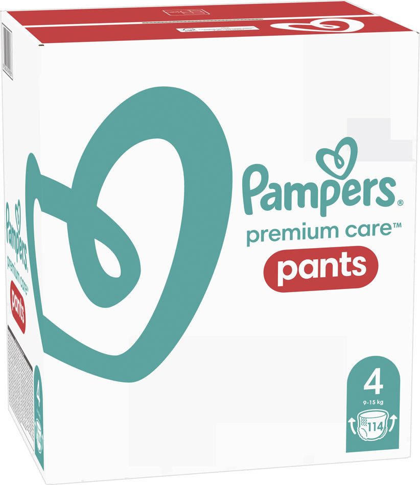 PAMPERS Premium Care 4 9-15 kg 114 ks - obrázek 2