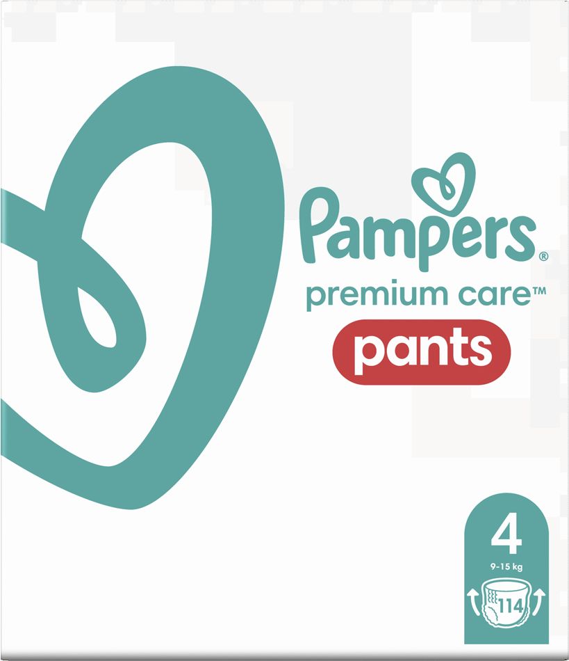 PAMPERS Premium Care 4 9-15 kg 114 ks - obrázek 3