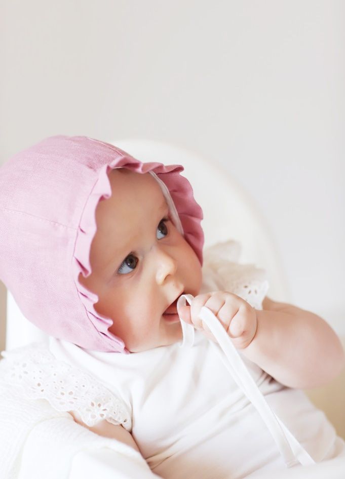 PUPILL Čepice letní Doll pink 38-40 (0-3m) - obrázek 2