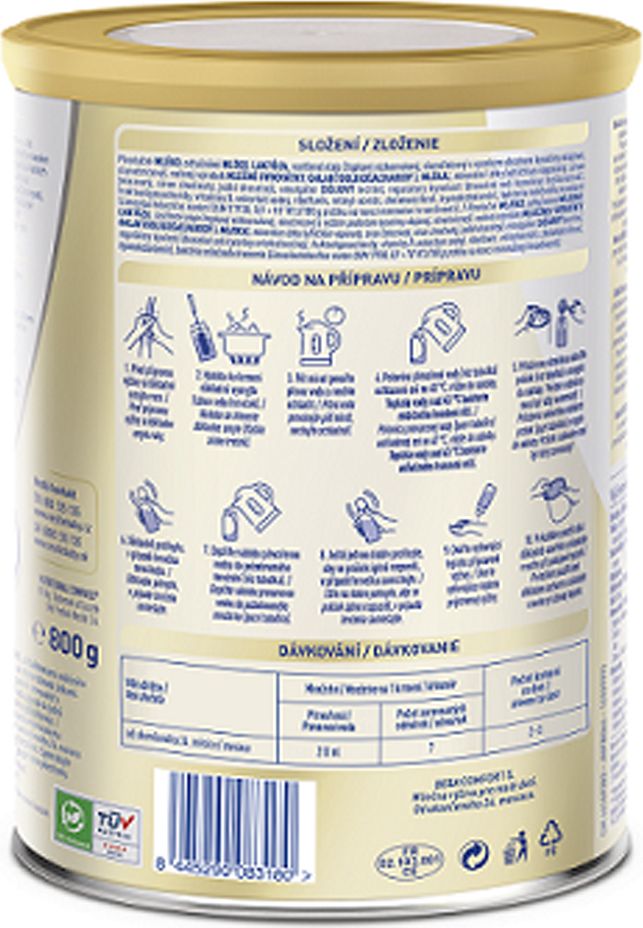 6x BEBA COMFORT 5 batolecí mléko, 800 g, 24m + - obrázek 5
