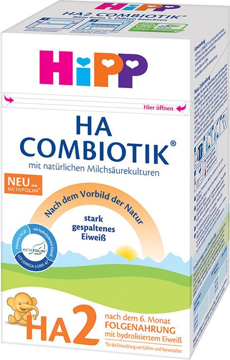 HiPP Výživa pokračovací kojenecká HA 2 Combiotik® od uk. 6. měsíce, 600 g - obrázek 1