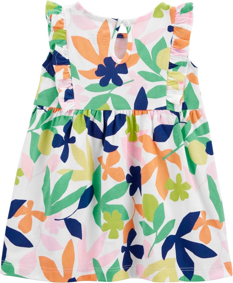 CARTER'S Šaty Multicolor Floral dívka 6m - obrázek 2