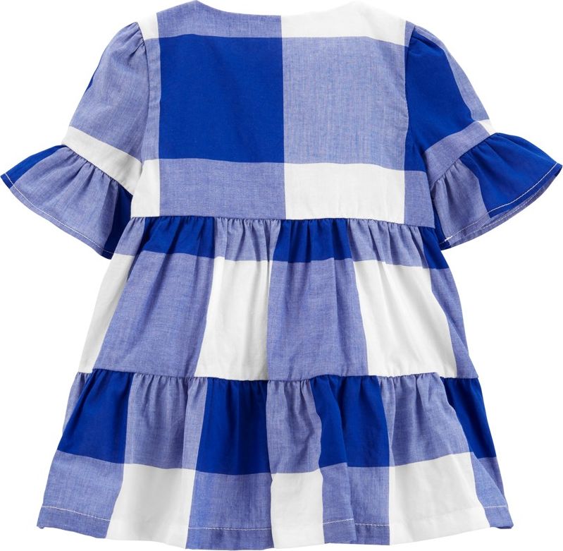 CARTER'S Šaty Blue White holka 6m - obrázek 2